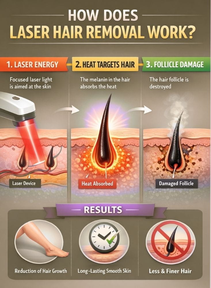 How Does Laser Hair Removal Works